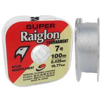Linha Monofilamento Super Raiglon 0,620mm 14.0 80m Cor: Branca