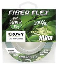 Linha Multi Crown Fiber Flex 4X 100m Verde