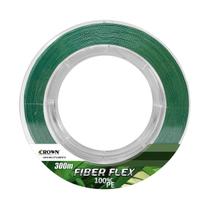 Linha Multifilamento 4X Fiber Flex 0,30mm 300mt - Crown