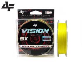 Linha Multifilamento Albatroz Vision 9X Amarela 150 Metros - Várias Espessuras