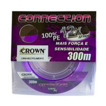 Linha Multifilamento Connection 12X Roxa 0,31mm 300mts - Crown