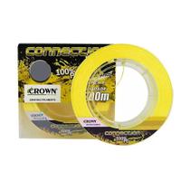 Linha Multifilamento Connection 9x Yellow 300 metros - Crown 0,35mm