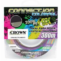 Linha Multifilamento Crown Connection 9x Color 0,20mm 300m