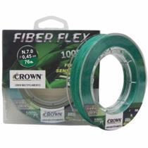 Linha Multifilamento Crown Fiber Flex 0,45mm - 100m Linha Multifilamento Crown Fiber Flex 0,45mm - 100m