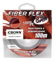 Linha Multifilamento Crown Fiber Flex 8x 0,30mm 100m