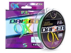 Linha Multifilamento Daisen 9x 150m Verde - Várias Bitolas