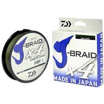Linha Multifilamento Daiwa J-braid 4x - Várias Bitolas 270 Metros Linha Multifilamento Daiwa J-braid 4x - Várias Bitolas 270 Metros