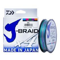 Linha Multifilamento Daiwa J-Braid X4 300m Multicolor Linha Multifilamento Daiwa J-Braid X4 300m Multicolor