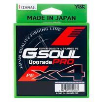 Linha Multifilamento G-Soul Upgrade Pro PE X4 150m Cinza / Rosa - YGK Linha Multifilamento G-Soul Upgrade Pro PE X4 150m Cinza / Rosa - YGK