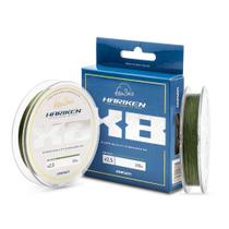 Linha Multifilamento Hariken 8x PE 200m 0,17mm 24lbs Verde - Daisen