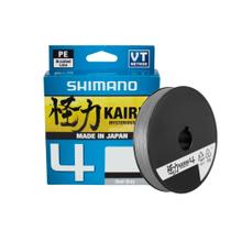 Linha Multifilamento Kairiki 4 Fios Cinza 150m - Shimano