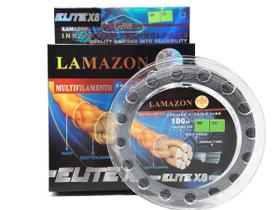 Linha Multifilamento Lamazon Elite X8 Cinza 100 Metros - Varias Espessuras