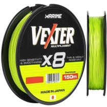 Linha Multifilamento Marine Sports Vexter X8 0,35mm 150m Verde Limão Linha Multifilamento Marine Sports Vexter X8 0,35mm 150m Verde Limão