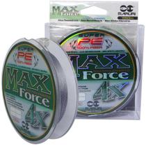 Linha multifilamento Maruri Max Force 4x 150m 0,30mm 44lb 20kg - cinza