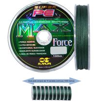 Linha Multifilamento Maruri PE Max Force 0,26mm 39lbs/17,7kg - 100 Metros