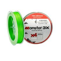 Linha multifilamento monster mx3 4x 200m Linha multifilamento monster mx3 4x 200m
