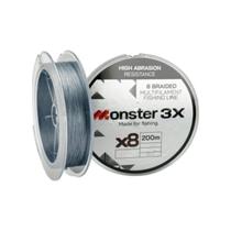 Linha multifilamento monster mx3 8x 200m Linha multifilamento monster mx3 8x 200m