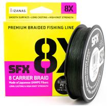 Linha Multifilamento para Pesca Rapala Sufix SFX 8 Fios 135m -0,235mm