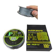 Linha Multifilamento Pesca Vision PE 4x 100m Fire Fox Forte Linha Multifilamento Pesca Vision PE 4x 100m Fire Fox Forte