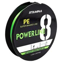 Linha Multifilamento PowerLine 0,37mm 150mts Verde Limão - Stamina Linha Multifilamento PowerLine 0,37mm 150mts Verde Limão - Stamina