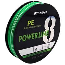 Linha Multifilamento PowerLine 0,40mm 300mts Verde - Stamina Linha Multifilamento PowerLine 0,40mm 300mts Verde - Stamina