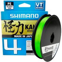 Linha Multifilamento Shimano Kairiki 4 30lb Green (0.23mm - 150m)