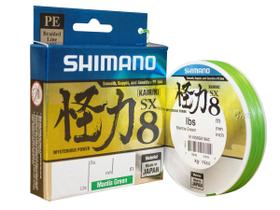 Linha Multifilamento Shimano Kairiki SX8 0,42mm 80lbs/36,3kg - 300 Metros