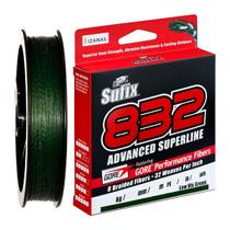 Linha Multifilamento Sufix Green 832 (0.38mm a 0.48mm - 250m)
