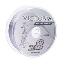 Linha Multifilamento Victoria 8x 100m 0,14mm 17lbs Cinza - Maruri