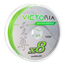 Linha Multifilamento Victoria 8x 100mts Verde Limão - Maruri 0,45mm Linha Multifilamento Victoria 8x 100mts Verde Limão - Maruri 0,45mm