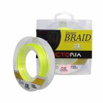 Linha Multifilamento Victoria 9 fios 150m Amarela Linha Multifilamento Victoria 9 fios 150m Amarela