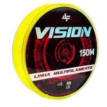 Linha Multifilamento Vision 4X 150m Yellow 0,32mm Albatroz