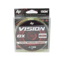 Linha Multifilamento Vision 8 Fios Amarelo Fluorescente 150m - Albatroz