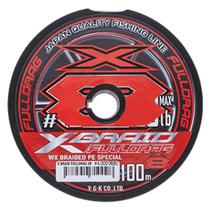 Linha Multifilamento X-Braid x8 Full Drag 90lb (0.37mm - 100m)