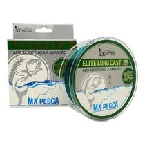 Linha MX Pesca - Elite Long Cast 300m - Verde Escuro