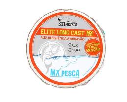 Linha mx pesca elite vermelha 0,38m 300mt