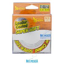 Linha mx pesca leader coated super soft 0,80mm
