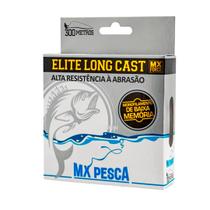 Linha MX Pesca MX Elite Long Cast 300m Monofilamento Transparente 0,30 11,42kg Linha MX Pesca MX Elite Long Cast 300m Monofilamento Transparente 0,30 11,42kg