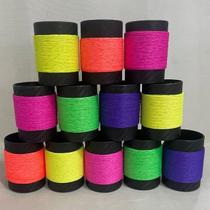 Linha no Porta Linha 100 jds. para pipa, Kit 12 unidades, Fluorescente, Linhas Extra Forte, Fio 10