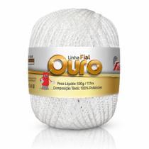 Linha Ouro Fial 117m/100g - 8 Cores Vivas Disponivel , Crochê, Tricô, Artesanato Dourado