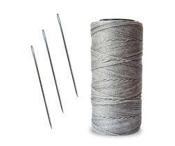 Linha Para Artesanato, Couros, Sapato N04 + 3 Agulhas De Aço Linha Para Artesanato, Couros, Sapato N04 + 3 Agulhas De Aço
