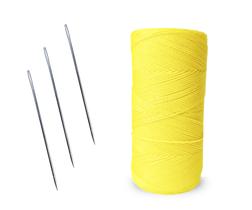 Linha Para Artesanato, Couros, Sapato N04 + 3 Agulhas De Aço Linha Para Artesanato, Couros, Sapato N04 + 3 Agulhas De Aço