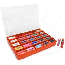 Linha para Costura Corrente Laranja - Caixa com 100 Tubos