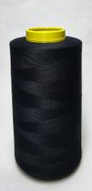 Linha para Costura Reta 120 100% Poliéster 5000jd 1 unidade na cor PRETA
