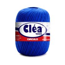Linha para Crochê c/ 1000m Cléa - Cor 2829 Azul Bic