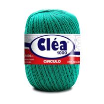 Linha para Crochê c/ 1000m Cléa - Cor 5363 Verde Esmeralda - Círculo