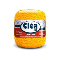 Linha para Crochê c/ 125m Cléa - Cor 1289 Amarelo Canário