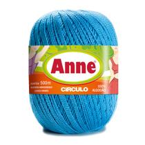 Linha para Crochê c/ 500m Anne - Cor 2470 Azul Enseada