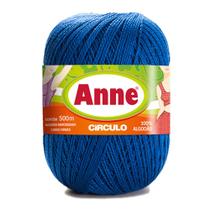 Linha para Crochê c/ 500m Anne - Cor 2829 Azul Bic