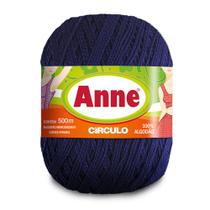 Linha para Crochê c/ 500m Anne - Cor 2856 Anil Profundo